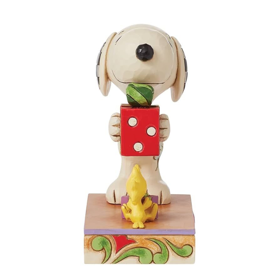 Amazon.co.jp: Enesco Jim Shore ピーナッツ スヌーピーとウッド